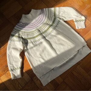 Tuckernuck Fair Isle Sweater Wool Cashmere Blend